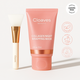 Bio-collageenmasker + kwast